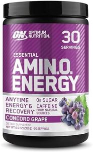 Optimum Nutrition Amino Energy with Green Tea and Green Coffee Extract, Flavor: Concord Grape, 30 Servings