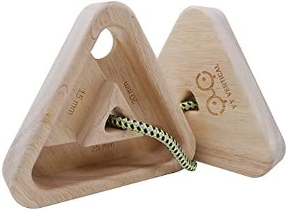 YY Vertical Durable Wood Climbing Training Gear Portable Hangboard Climbing Fingerboard - Sold in Pairs - Recycled Wood