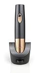 Cuisinart Rechargeable Automatic Wine Opener With Vacuum Sealer | Midnight Grey | CWO50U Midnight Grey & Copper 16.5 x 12 x 31.5 centimetres