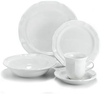 Mikasa French Countryside 5-Piece Place Setting, Cream