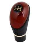 Guance Leatherette & Plastic Gear Shift Knob-Black for Toyota Innvo Crysta