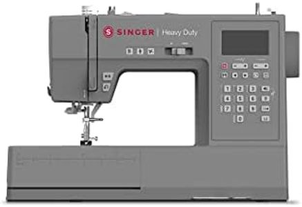 Singer Heavy Duty HD 6805 Macchina da Cucire Elettronica, 586 Funzioni Cucito