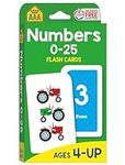 School Zone Numbers Flash Cards: To