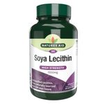 Natures Aid Lecithin, 1200 mg, 90 Softgels (Produced from Naturally Sourced, Non-GM Soya Beans, Source of Phospholipids, Made in the UK)