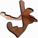 Guitar Stand Wood Universal Wooden Guitar Stand for Dreadnought Acoustic Classical Electric Bass Guitars (Step-shaped Guitar Stand)