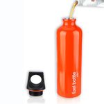 ANKROYU 750ML Fuel Storage Bottle, Portable Gas Stove Bottle Oil Containers, Fuel Oil Container, Petrol Storage Container for Outdoor Camping Hiking