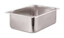 Paderno World Cuisine 41487-12 Stainless Steel Ice Cream Container, Gray