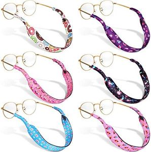 Weewooday 6 Pieces Kids Eyeglass Strap Nonslip Sunglasses Holder Lanyard Retainer, As the Pictures Shown