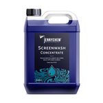 Jennychem Regular Concentrated Screenwash 5L. Screen Wash Concentrate Antifreeze Works In Winter Weather Up To -12°C. Anti-Smear. Can be Diluted To Suit All Seasons