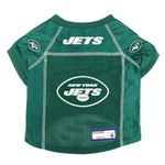 Littlearth Unisex-Adult NFL New York Jets - 1 Basic Pet Jersey, Team Color, X-Large, 320134-JETS-XL-1