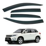 Set Of 4 STICK-ON Wind Deflectors Compatible with SUZUKI VITARA 2015 2016 2017 2018 2019 2020 2021 2022 2023 2024 Models.