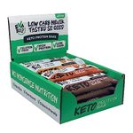 Eva Bold Mixed Keto Bars 12x40g | 2.2g Net Carbs | Salted Caramel, Choc Orange & Coffee Mocha | High Protein Bars | Healthy Keto Snacks for Low Carb, Gluten Free, Vegan, Dairy Free, & Diabetic Diets