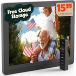 Pix-Star 15 Inch Wi-Fi Cloud Digital Photo Frame FotoConnect XD with Email, Online Providers, iPhone & Android app, DLNA and Motion Sensor (Black)