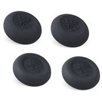 9CDeer Performance Joystick Analog Stick Thumb Grips Set of 4 Standard Compatible with PS5, PS4, Xbox Series X/S Xbox One, Switch Pro Controller Black