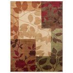 Home Dynamix Area Rug, Polypropylene, Beige/Brown, 39"x55"