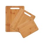 Farberware 3-Piece Bamboo Cutting Board Set, Assorted Sizes