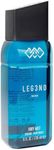 LEG3ND Body Spray for Men - Refreshing & Long-Lasting Fragrance with Natural Essential Oils - Hydrating Body Spray with Green Apple & Ambergris Notes, 236ml (Blue)