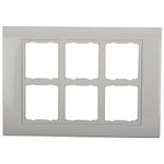 anchor by panasonic Polycarbonate Roma 12 Module Tresa Plate (Standard Size, White)