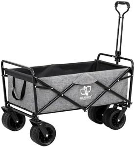 Gardeon Garden Cart with Cargo Net Trolley Camping Wagon Barrow Beach Folding