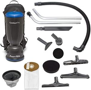 Powr-Flite Comfort Pro Backpack Vacuum, 6 Quart