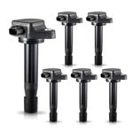 ENA Ignition Coil Pack of 6 for 3.5L 2008 2009 2010 2011 2012 2013 2014 2015 2016 2017 Compatible with Honda Odyssey Accord Crosstour Acura TL RL TSX 3.5 V6 Coils for UF603 IC693 C1624 30520R70A01