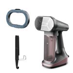 Rowenta DR8865 Pure Force 3-in-1 Steamer & Iron, DR8865U1, Black and Pink