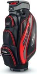 POWAKADDY PREMIUM TECH GOLF CART TROLLEY BAG - BLACK/RED