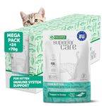 Nature's Protection Superior Care Wet Kitten Food - Tuna & Sea Bass Cat Food Pouches for Healthy Growth - Grain Free Hypoallergenic Kitten Food - Sensitive Digestion, Immune & Bone Support (24 x 70g)