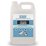 Soos Pets Pet Shampoo Natural Dead Sea Tear-Less Fast Absorbing with Vitamins Minerals Essential Oils Natural Elements for Puppy and Kitten - 1x Pet Shampoo (4L / 1.32 gal)