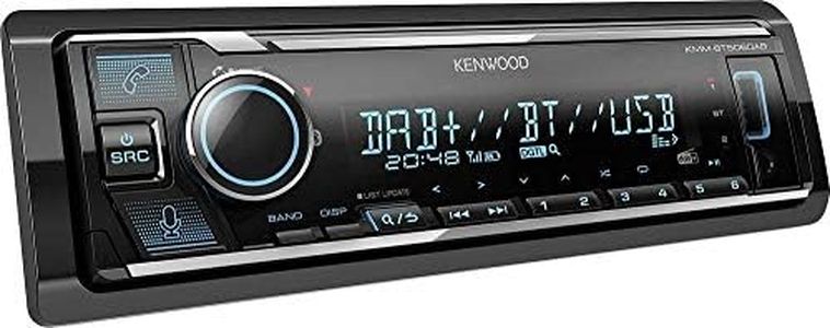 JVC KENWOOD KMM-BT506DAB Autoradio para Coche con Receptor DMR y Sintonizador Dab+, Radio para Coche con Conexión por Bluetooth Manos Libres, Spotify y Amazon Alexa. Compatible con iPhone y iPod.