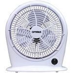 Optimus F-1030-a 10-Inch 3-Speed Personal Fan, White