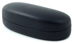 Simple Hard Eyeglass Case in Black for Large & Wraparound Frames HC-7