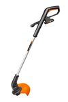 WORX WG157E 18V (20V Max) Cordless Grass Trimmer, Strimmers, Line Strimmer Edge Cutter with battery & charger Black