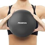 PROIRON Soft Pilates Ball - Small Exercise Ball 25cm - for Yoga, Pilates, Stability, Fitness, Core Training, Physical Therapy, Balance, Barre, Stretching, Bender Ball Gym Ball with Inflation Straw