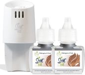 Scent Fill Mahogany Teak Plug in Air Freshener, Scented Oil Refills, 2 Refills + Diffuser