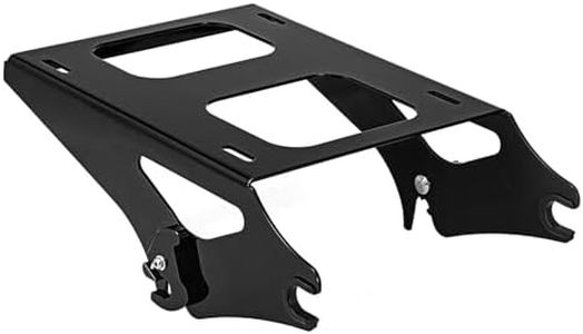 Luggage Rack Detachable Two Up Tour Pack Pak Mounting Luggage Rack Compatible for Harley Davidson Touring Street Glide Road King Electra Glide 2014-2024