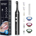 Tooth Polisher Plaque Remover for Teeth, Teeth Stain Remover Teeth Cleaning Plaque Stain Removal whitening Yellow Teeth with 5 Modes, Tooth Stain Remover with 5 Heads & 3 Toothpaste