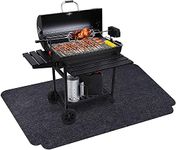 Bekith 63 x 36 Inch Under Grill Mat Reusable Outdoor Grill Floor Mat to Protect Deck for BBQ Absorbent Oil Pad Protector for Decks and Patios