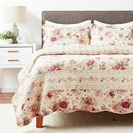 Greenland Home Antique Rose King Quilt Set
