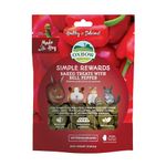 NEW Oxbow Simple Rewards All Natural Oven Baked Treats with Bell Pepper and Timothy Grass