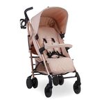 My Babiie MB51 Stroller – from Birth to 4 Years (22kg), Lightweight, Umbrella Fold, Travel Buggy for Toddlers, Pushchair includes Footmuff, Cup Holder, Rain Cover - Rose Gold Blush