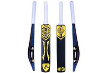 VINSON Stokes Edition Heavy Duty Hard Plastic Bat for Tennis Cricket Matches/Tournament Full Size (34" X 4"), Ideal for Turfs,Box or Gully Cricket Leagues for Kids & Adults, Weight - 850 gm