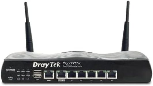 DrayTek Vigor 2927ac Dual-WAN Gigabit Ethernet Load Balancing WiFi Router, Wireless AC 1300, Firewall, VPN, 5 Gigabit RJ-45 LAN Ports