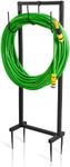 ZSPENG Garden Hose Holder,Freestanding Hose Hanger,Detachable Metal Hose Holder,Thicker Heavy Duty Water Hose Holder Reels for outside Yard.