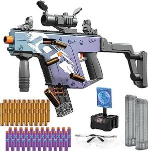 VELIYAKA Toy Gun Electric Toys Foam Blaster, Auto-Manual Sniper Rifle Shooting Games Education Toy for Kids Boys Adults Gifts