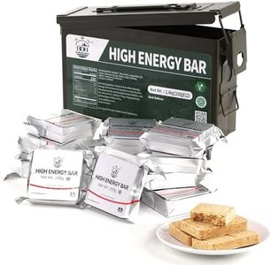 Emergency Food Ration Bars - Waterproof Metal Storage Box Packing, Metal Ammo Can, Long Shelf Life Emergency Food Supplies, 9 Days Food Rations Supply for Outdoor Camping Hiking Snowstorm,12 Count