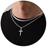 Zocomi Cross Necklace for Men Stain