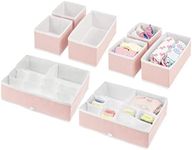 mDesign Fabric Drawer Organizer Bin