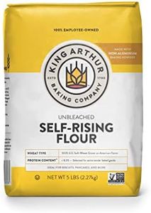 King Arthur, Unbleached Self Rising Flour, Non-GMO Project Verified, No Preservatives, 5 Pounds