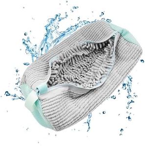 YongSral 2 Pezzi Sacchetto Scarpe Lavatrice, Borsa per il Lavaggio Delle Scarpe, Sacchetti per Scarpe Lavanderia, Scarpe Lavanderia Sacchetto, Borsa per Bucato per Scarpe (Grigio)